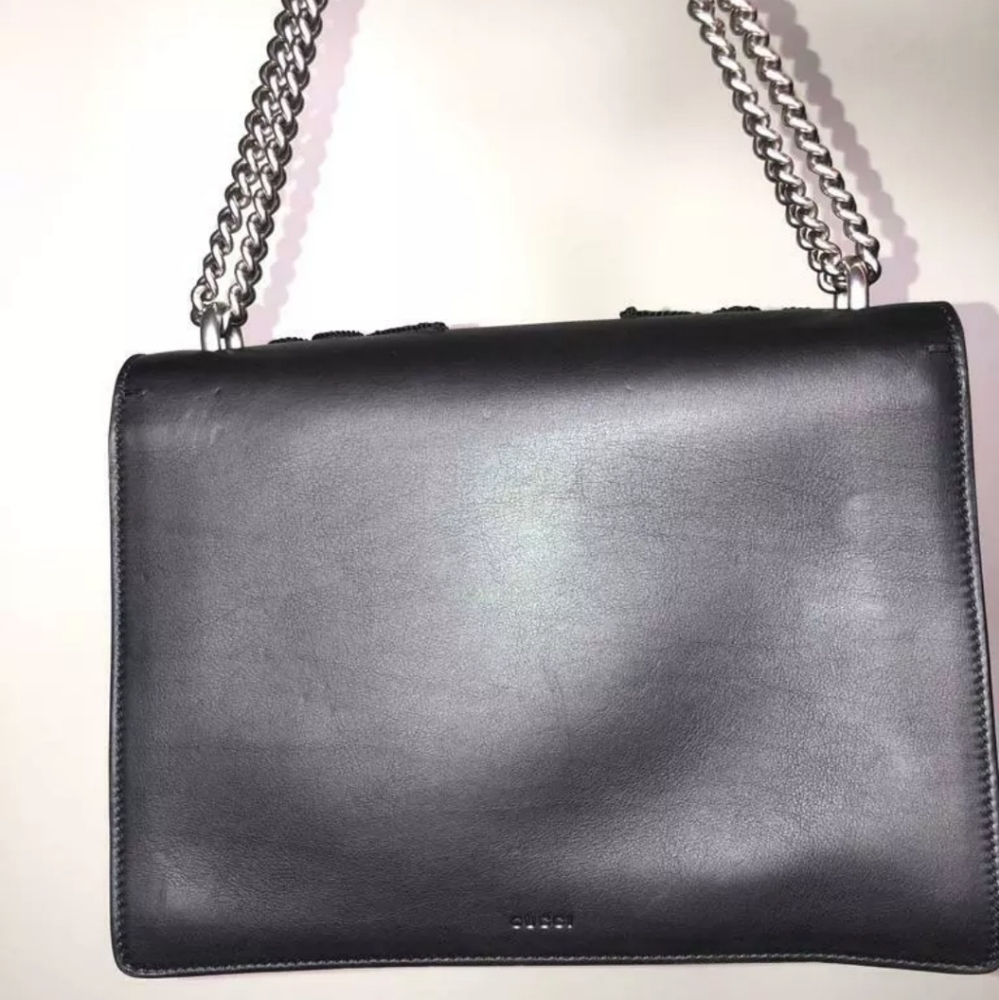 GUCCI DIONYSUS LIMITED EDITION BEYONCE BLACK LEAT - Picture 5 of 7
